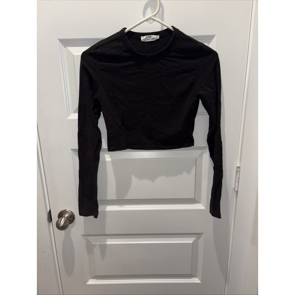Cotton On Women's Long Sleeve Crop Top size Small